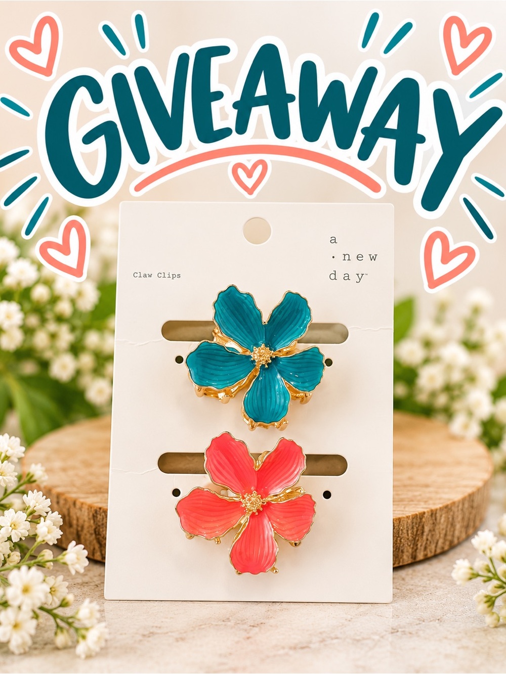 *GIVEAWAY* A New Day Hair Clips